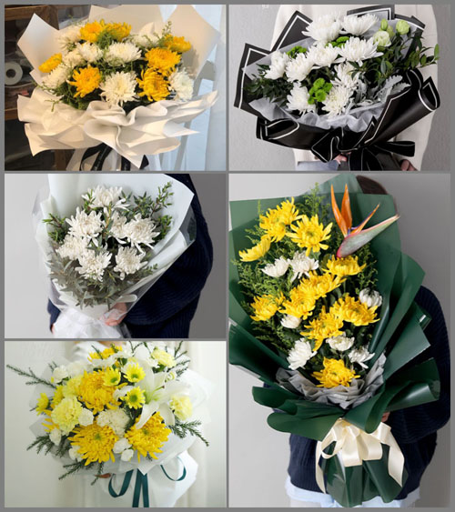 湖北黄冈市黄梅县停前镇东冲村白事花束代送